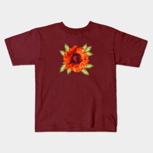 Oriental Poppy Kids T-Shirt